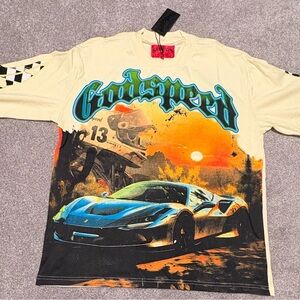 GODSPEED LONG SLEEVE TEE – MEN’S SIZE SMALL